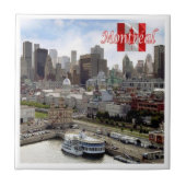 zCA024 MONTREAL Panorama，カナダ， タイル (正面)