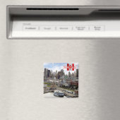 zCA024 MONTREAL Panorama，カナダ，冷蔵庫 マグネット (インサイチュ (食洗機))