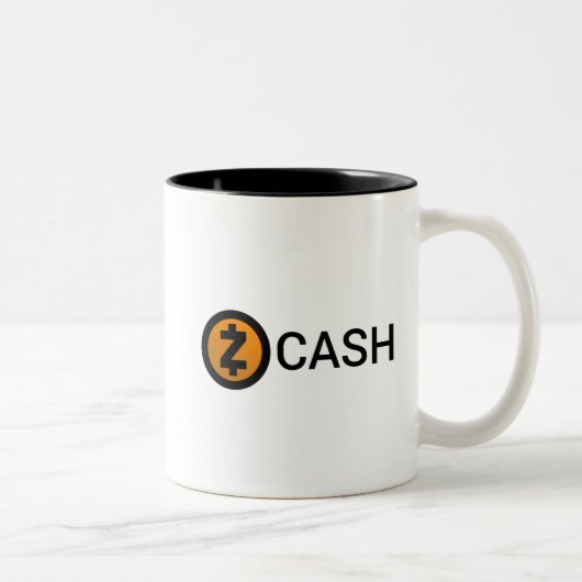 Zcashのコーヒー・マグおよびビールジョッキ ツートーンマグカップ (右)