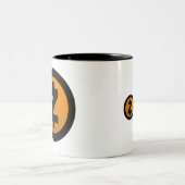 Zcashのコーヒー・マグおよびビールジョッキ ツートーンマグカップ (中央)