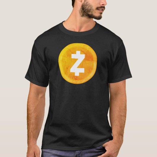 zcashアイコンスタイル tシャツ (正面)