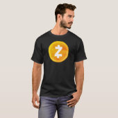 zcashアイコンスタイル tシャツ (正面フル)
