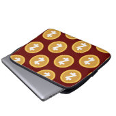 zcashスタイル暗号バッグ ラップトップスリーブ (正面下部)