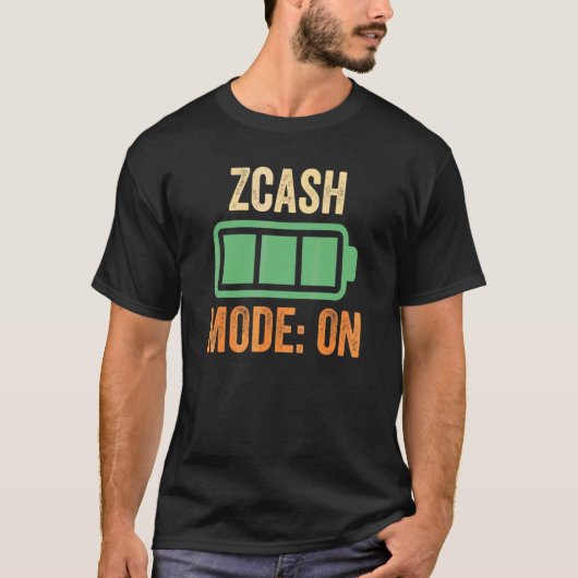 Zcashモードオン暗号 Tシャツ (正面)