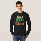 Zcashモードオン暗号 Tシャツ (正面フル)