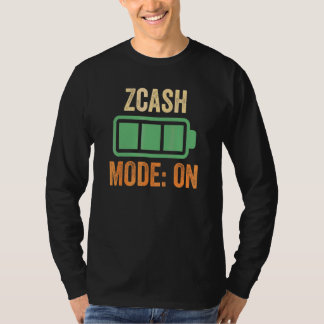 Zcashモードオン暗号 Tシャツ