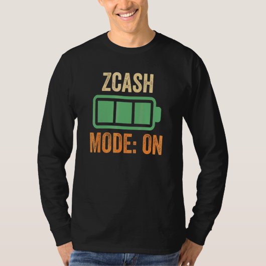 Zcashモードオン暗号 Tシャツ (正面)