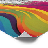 ZCat – ゼブラ縞模様の猫 ポスター (角)