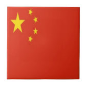 zCH001フラグ中国の中国PRC, タイル (正面)