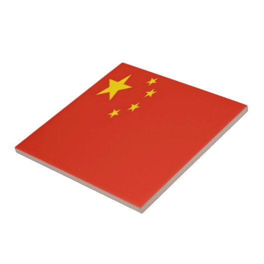 zCH001フラグ中国の中国PRC, タイル (側面)