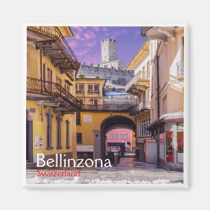 zCH004 BELLINZONAスイス、冷蔵庫用マグネット マグネット