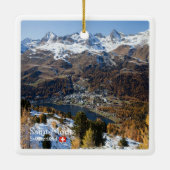 zCH018 SAINT-MORITZスイス, セラミックオーナメント (裏面)