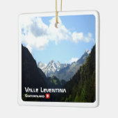 zCH020 LEVENTINA VALLEY SWISS, セラミックオーナメント (左)