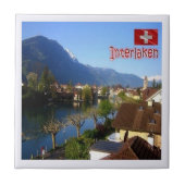 zCH026 INTERLAKENスイス –  タイル (正面)