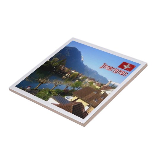 zCH026 INTERLAKENスイス –  タイル (側面)