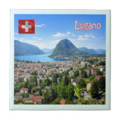 zCH027 ルガノ スイス - タイル (正面)