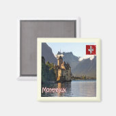 zCH029モントリオスイス – 冷蔵庫用マグネット マグネット (正面/裏面)