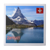 zCH035 ZERMATT Lake See Swiss - タイル (正面)