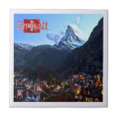 zCH036 ZERMATTパノラマスイス –  タイル (正面)