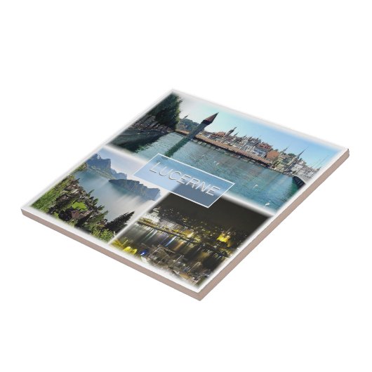 zCH043 LUCERNEスイス, タイル (側面)