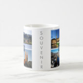 zCH046 ZURICHスイススイス， コーヒーマグカップ (中央)