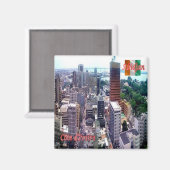 zCI003 ABIDJAN、アイボリーコースト、アフリカ、冷蔵庫 マグネット (正面/裏面)