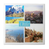 zCL004 CHILE, Mosaic, America, タイル (正面)