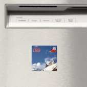 zCL016 CHILE, Valle Nevado，アメリカ，冷蔵庫 マグネット (インサイチュ (食洗機))