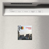 zCM019 DOUALA,カメルーン,アフリカ,冷蔵庫 マグネット (インサイチュ (食洗機))