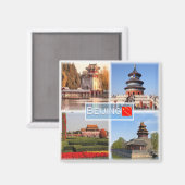 zCN007 BEIJING Summer Palace,中国,アジア,冷蔵庫 マグネット (正面/裏面)