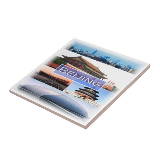 zCN009北京、中国、アジア、 タイル (側面)