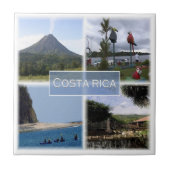 zCR003 COSTA RICA，モザイク，アメリカ， タイル (正面)