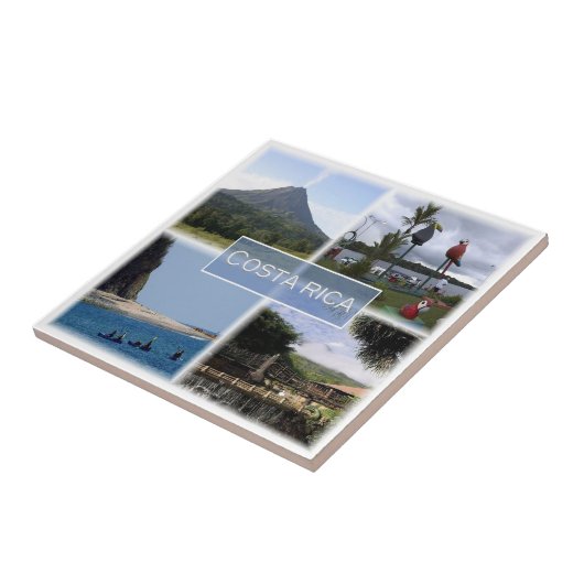 zCR003 COSTA RICA，モザイク，アメリカ， タイル (側面)