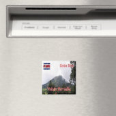 zCR005 COSTA RICA, Volcan Turrialba,冷蔵庫 マグネット (インサイチュ (食洗機))