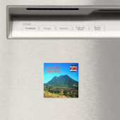 zCR010 COSTA RICA, Volcan Orosi，アメリカ，冷蔵庫 マグネット (インサイチュ (食洗機))