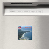 zCR015コスタリカ、タマリンドビーチ、冷蔵庫 マグネット (インサイチュ (食洗機))