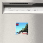 zCR019 COSTA RICA, Corcovado National Park,冷蔵庫 マグネット (インサイチュ (食洗機))