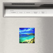 ZCV014 PRAIA, Panorama，カーボベルデ，アフリカ，冷蔵庫 マグネット (インサイチュ (食洗機))