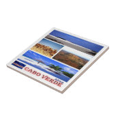 zCV022 CAPE VERDE，モザイク，アフリカ， タイル (側面)