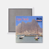 zCV026 CAPE VERDE, MONT CARA，アフリカ，冷蔵庫 マグネット (正面/裏面)