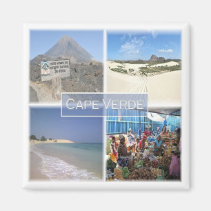 zCV24 CAPE VERDE,モザイク,アフリカ,冷蔵庫 マグネット