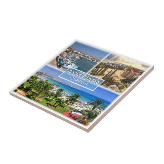 zCY003 AYIA NAPA Harbor Nelia，キプロス， タイル (側面)