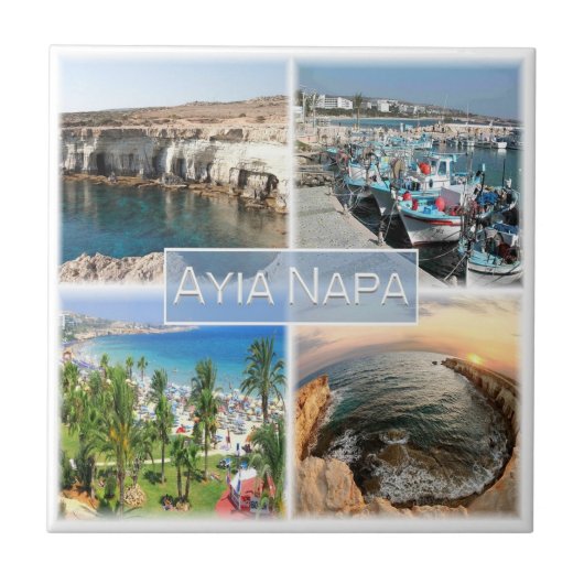 zCY004アイアナパキプロス， タイル (正面)