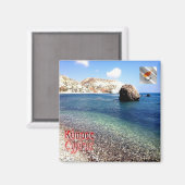 zCY009 PETRA TOU ROMIOU Cyprus, マグネット (正面/裏面)