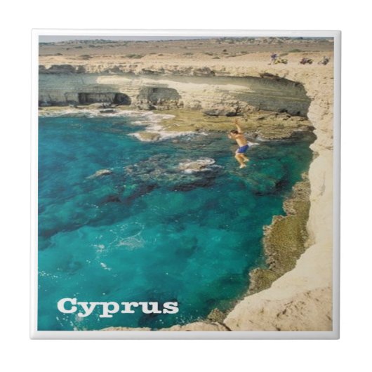 zCY027キプロス岬 タイル (正面)