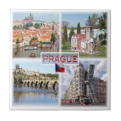 zCZ003プラハキャッスルオールドタウンホールシャルルブリッジ タイル (正面)