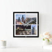 zCZ005プラハ・チェコ， スクエア壁時計 (ホーム)