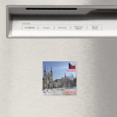 ZCZ006 JIHLAVA Czech Republic,冷蔵庫 マグネット (インサイチュ (食洗機))