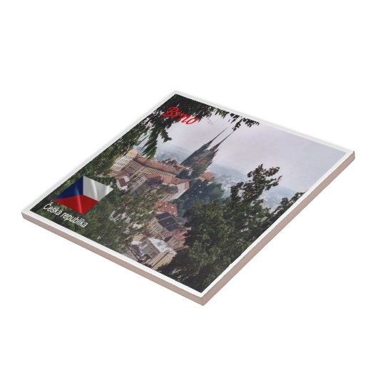 zCZ007 BRNOチェコ， タイル (側面)