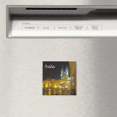 zCZ010プラハチェコ – 冷蔵庫 マグネット (インサイチュ (食洗機))